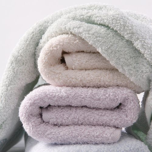 毛巾/面巾 4条装素色简约吸水白金棉织造纯棉毛巾面巾